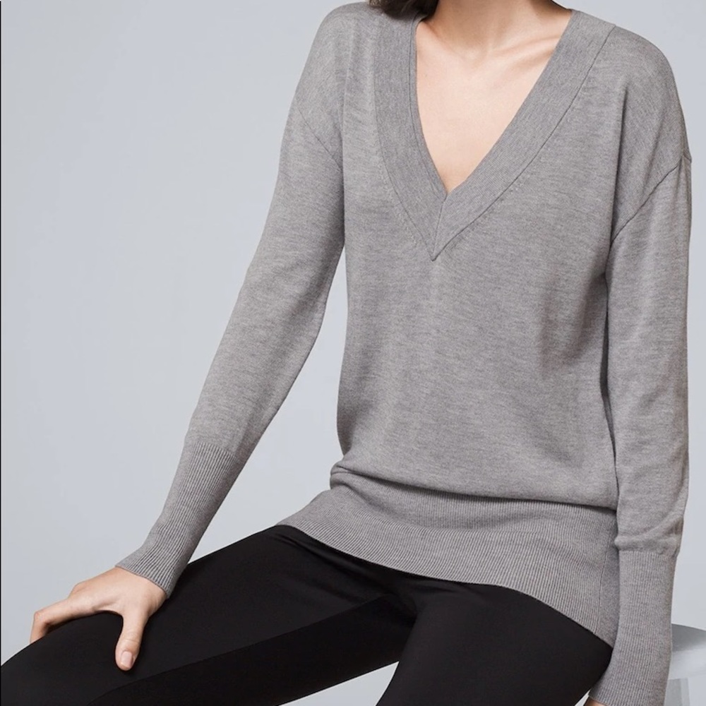 White House Black Market Tunic Sweater